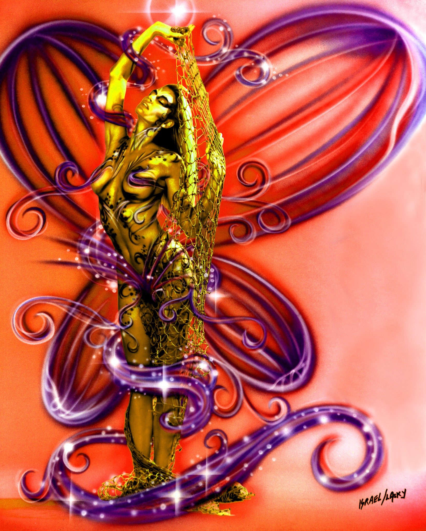 Butterfly Lady Gold